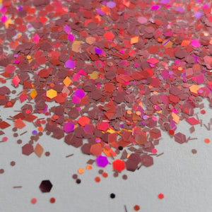 Mixed shape glitter