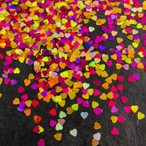 Mixed shape glitter
